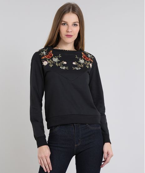 Blusao-Feminino-em-Moletom-com-Bordado-Floral-Preto-9585574-Preto_1