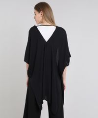 Kimono-Feminino-com-Estampa-de-Arabescos-e-Fendas-Manga-Curta-Preto-9641574-Preto_2