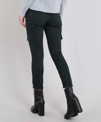 Calca-de-Sarja-Feminina-Skinny-Cargo-Verde-Escuro-9588106-Verde_Escuro_2