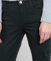 Calca-de-Sarja-Feminina-Skinny-Cargo-Verde-Escuro-9588106-Verde_Escuro_4