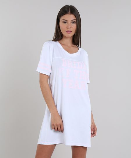 Camisola-Feminina-Bride-Manga-Curta-Decote-V-Branca-9601683-Branco_1 Camisola-Feminina-Bride-Manga-Curta-Decote-V-Branca-9601683-Branco_1