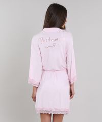 Robe-Feminino-Bridesmaid-com-Renda-Manga-Curta-Rosa-Claro-9601686-Rosa_Claro_2