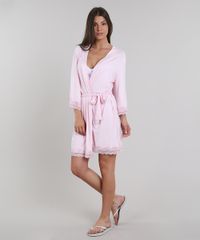 Robe-Feminino-Bridesmaid-com-Renda-Manga-Curta-Rosa-Claro-9601686-Rosa_Claro_4