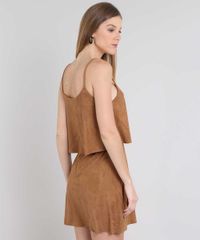 Vestido-Feminino-Curto-Evase-em-Suede-com-Sobreposicao-Alca-Fina-Caramelo-9582884-Caramelo_2 Vestido-Feminino-Curto-Evase-em-Suede-com-Sobreposicao-Alca-Fina-Caramelo-9582884-Caramelo_2