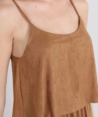 Vestido-Feminino-Curto-Evase-em-Suede-com-Sobreposicao-Alca-Fina-Caramelo-9582884-Caramelo_4