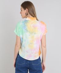 Camisa-Feminina-Tie-Dye-Manga-Curta-Multicor-9578561-Multicor_2