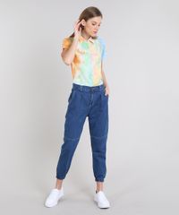 Camisa-Feminina-Tie-Dye-Manga-Curta-Multicor-9578561-Multicor_3