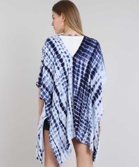Kimono-Feminino-Longo-Tie-Dye-com-Fendas-Manga-Curta-Azul-Marinho-9635259-Azul_Marinho_2