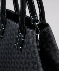 Bolsa-Feminina-Media-Estampada-Geometrica-com-Alca-Removivel-Preta-9360382-Preto_5