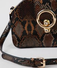 Bolsa-Feminina-Transversal-Pequena-Croco-Estampada-Animal-Print-com-Argola-Marrom-9485119-Marrom_5