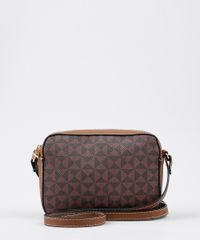 Bolsa-Feminina-Transversal-Pequena-Estampada-Geometrica-Marrom-9360379-Marrom_1