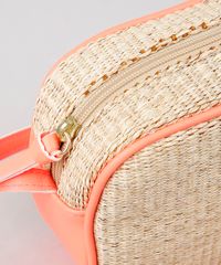 Bolsa-Feminina-Transversal-Pequena-em-Palha-com-Recorte-Laranja-Neon-9342674-Laranja_Neon_5