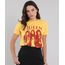T-Shirt-Feminina-de-Banda-Mindset-Queen-Manga-Curta-Decote-Redondo-Amarela-9638050-Amarelo_1