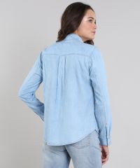 Camisa-Jeans-Feminina-Mindset-Manga-Longa-Gola-Laco-Azul-Claro-9613270-Azul_Claro_2