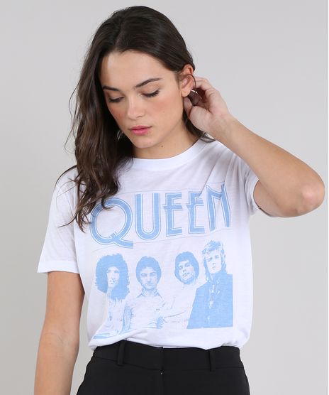 T-Shirt-Feminina-de-Banda-Mindset-Queen-Manga-Curta-Decote-Redondo-Branca-9638055-Branco_1