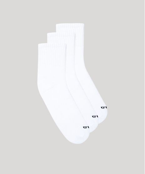 Kit-de-3-Meias-Masculina-D-uomo-Cano-Medio-Branco-9629734-Branco_1