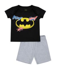 Conjunto-de-Camiseta-Preta---Bermuda-Batman-Cinza-Mescla-8543790-Cinza_Mescla_1