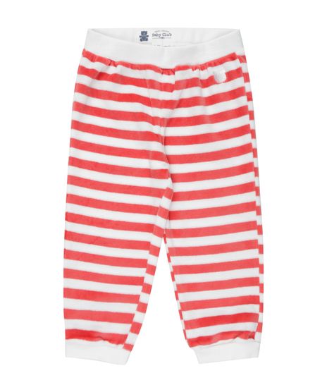 Calca-Unissex-Listrada-em-Plush-de-Algodao---sustentavel-Vermelha-8479340-Vermelho_1