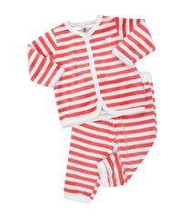 Cardigan-Unissex-Listrado-em-Plush-de-Algodao---Sustentavel--Vermelho-8479651-Vermelho_3