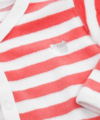 Cardigan-Unissex-Listrado-em-Plush-de-Algodao---Sustentavel--Vermelho-8479651-Vermelho_4