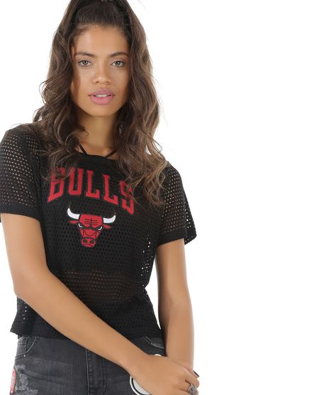 Blusa-Cropped-NBA-Chicago-Bulls-Preta-8543572-Preto_1