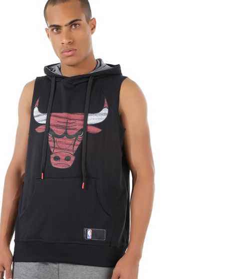 Regata-com-Capuz-NBA-Chicago-Bulls-Preta-8525806-Preto_1