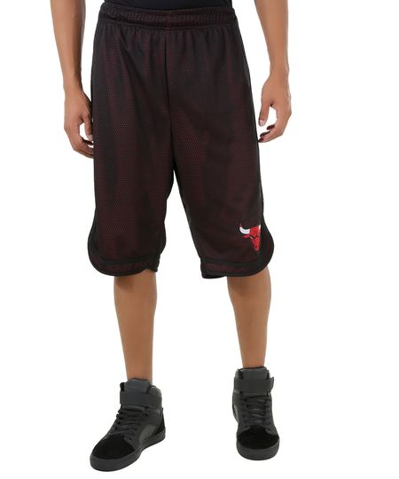 Bermuda-NBA-Chicago-Bulls-Preta-8525794-Preto_1