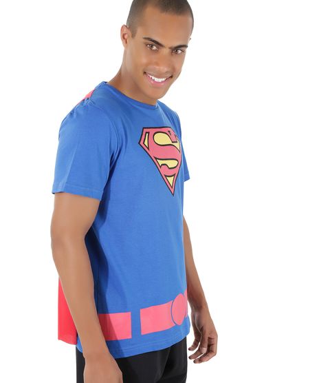 Camiseta-Super-Homem-com-Capa-Azul-8525663-Azul_1