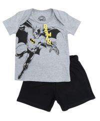 Conjunto-de-Camiseta-Cinza-Mescla---Bermuda-Batman-Preta-8513070-Preto_1