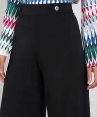 Calca-Feminina-Pantacourt-com-Martingale-e-Botao-Preta-9569394-Preto_4