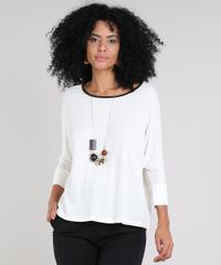 Blusa-Feminina-Oversized-Canelada-Manga-7-8-Decote-Redondo-Off-White-9561503-Off_White_1