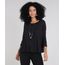 Blusa-Feminina-Oversized-Canelada-Manga-7-8-Decote-Redondo-Preta-9561503-Preto_1