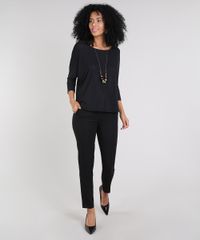 Blusa-Feminina-Oversized-Canelada-Manga-7-8-Decote-Redondo-Preta-9561503-Preto_3