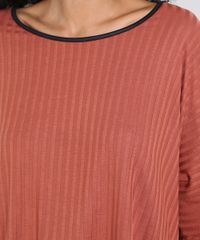 Blusa-Feminina-Oversized-Canelada-Manga-7-8-Decote-Redondo-Cobre-9561503-Cobre_4