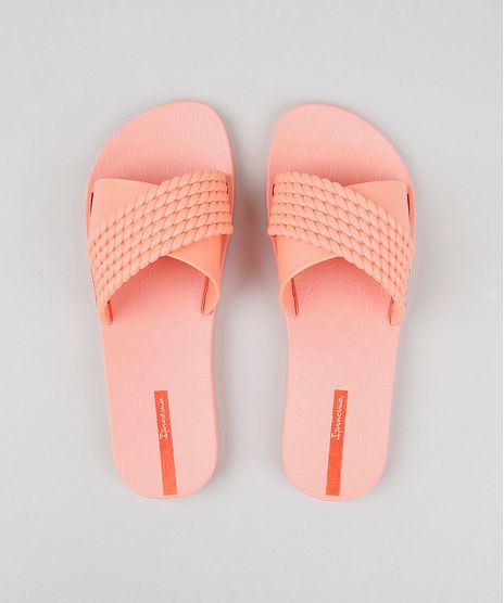 Chinelo-Slide-Feminino-Ipanema-Texturizado-Coral-9604345-Coral_1