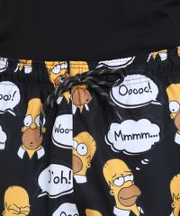 Short-Masculino-Homer-Simpson-Estampado-com-Bolso-Preto-9570220-Preto_2