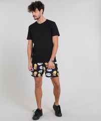 Short-Masculino-Homer-Simpson-Estampado-com-Bolso-Preto-9570220-Preto_3