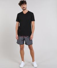Short-Masculino-Estampado-com-Bolsos-Preto-9535127-Preto_3 Short-Masculino-Estampado-com-Bolsos-Preto-9535127-Preto_3