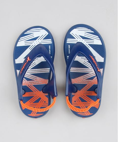 Chinelo-Infantil-Rider-Estampado-com-Elastico-Azul-Marinho-9604962-Azul_Marinho_1