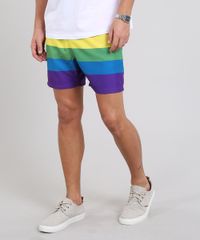 Short-Masculino-Pride-Estampado-Arco-Iris-com-Bolso-Multicor-9593011-Multicor_1