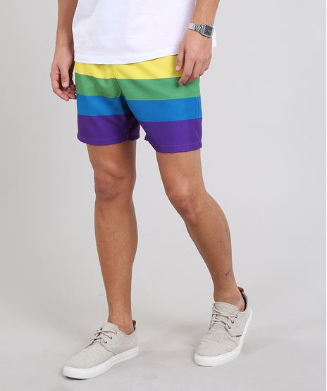 Short-Masculino-Pride-Estampado-Arco-Iris-com-Bolso-Multicor-9593011-Multicor_1