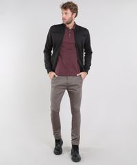 Jaqueta-Masculina-Felpada-com-Bolsos-Preta-8834795-Preto_3