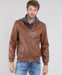 Jaqueta-Masculina-Bomber-com-Capuz-Removivel-Marrom-9351822-Marrom_1
