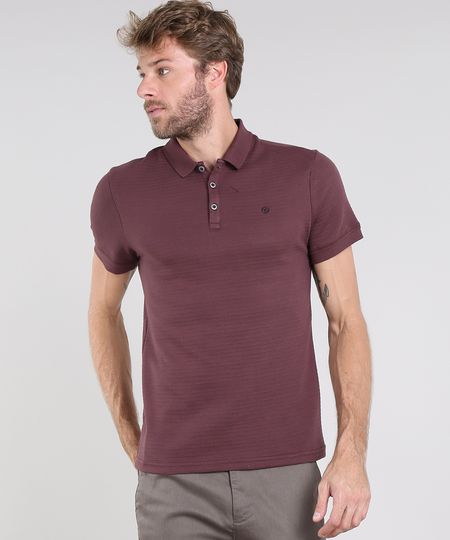 Polo-Masculina-Texturizada-Manga-Curta-Roxa-9572887-Roxo_1 Polo-Masculina-Texturizada-Manga-Curta-Roxa-9572887-Roxo_1