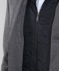 Blazer-Masculino-Texturizado-com-Capuz-Removivel-Cinza-9363423-Cinza_4