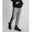 Calca-Masculina-Relaxed-em-Moletom-com-Faixa-Lateral-e-Bolsos-Cinza-Mescla-9583822-Cinza_Mescla_1
