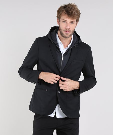 Blazer-Masculino-Texturizado-com-Capuz-Removivel-Preto-9363423-Preto_1