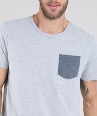 Pijama-Masculino-com-Bolso-Manga-Curta-Cinza-Mescla-Claro-9556242-Cinza_Mescla_Claro_3