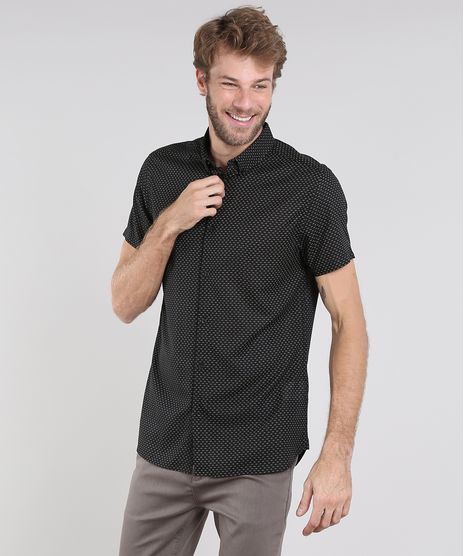 Camisa-Masculina-Relaxed-Estampada-Geometrica-Manga-Curta-Preta-9429422-Preto_1