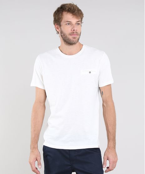 Camiseta-Masculina-Flame-com-Bolso-Manga-Curta-Gola-Careca-Bege-Claro-9524367-Bege_Claro_1